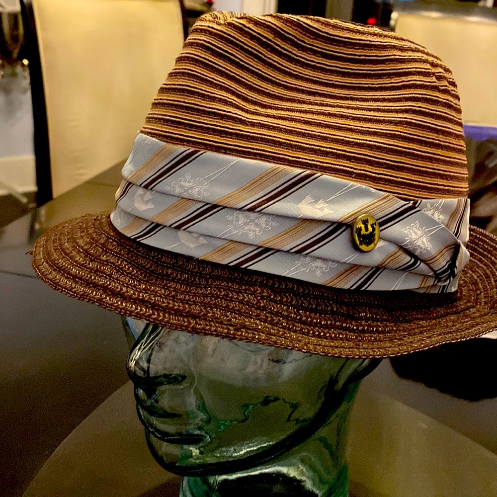 Gorrian Brothers straw hat with band new no tag